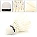 Zunate 12Pcs Badminton Balls White Badminton Balls Shuttlecocks Professional Exercise Ball Outdoor Sports Training Accessory for Recreation, Training, Competition