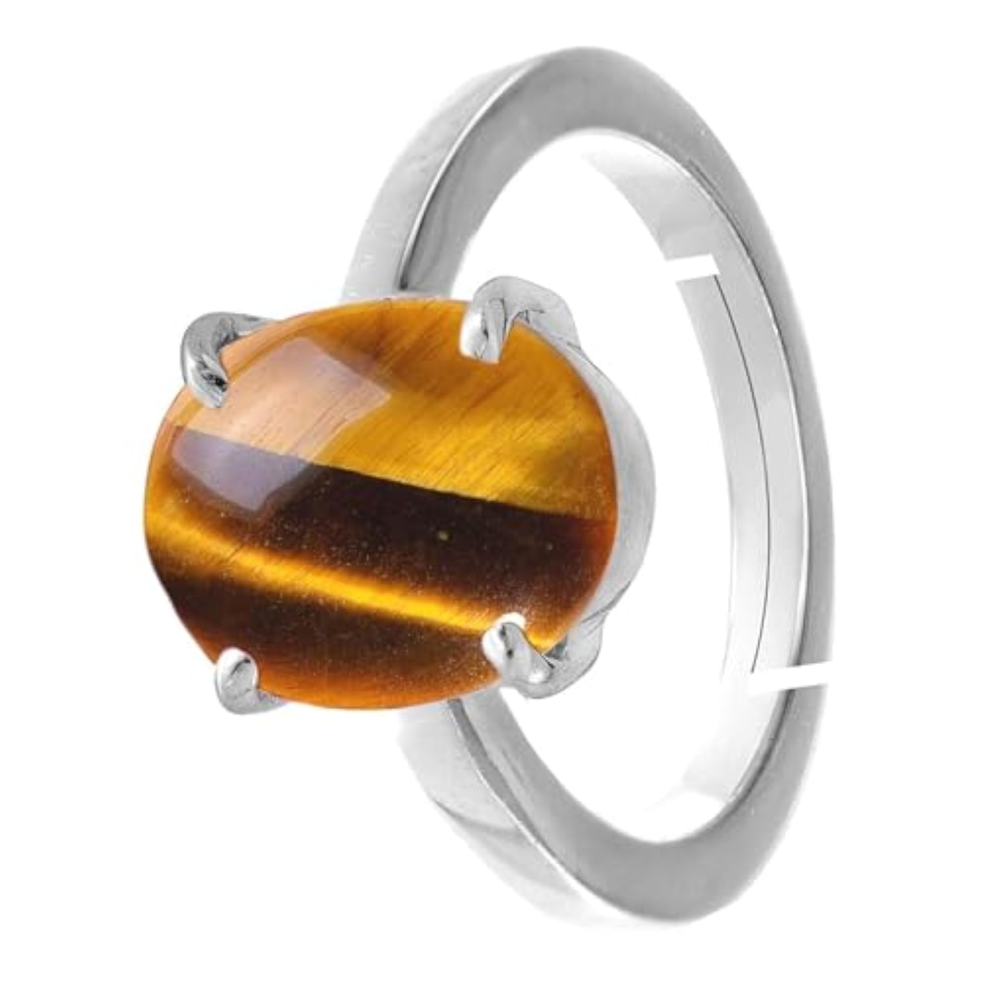 Tiger's Eye Stone Ashtadhatu Pendant Locket, 8.00 Ratti