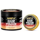 Original Pomade for Men Strong Hold - High Shine Mens Hair Gel Water Based Hair Pomade Mens Hair Products- Flake Free Hair Gel Easy To Wash Out All Day Hold For All Hairstyles 4 OZ