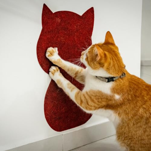 Arranhador Adesivo Gato em Carpete Premium - Protetor de Móveis e Parede(1,Cinza Claro)