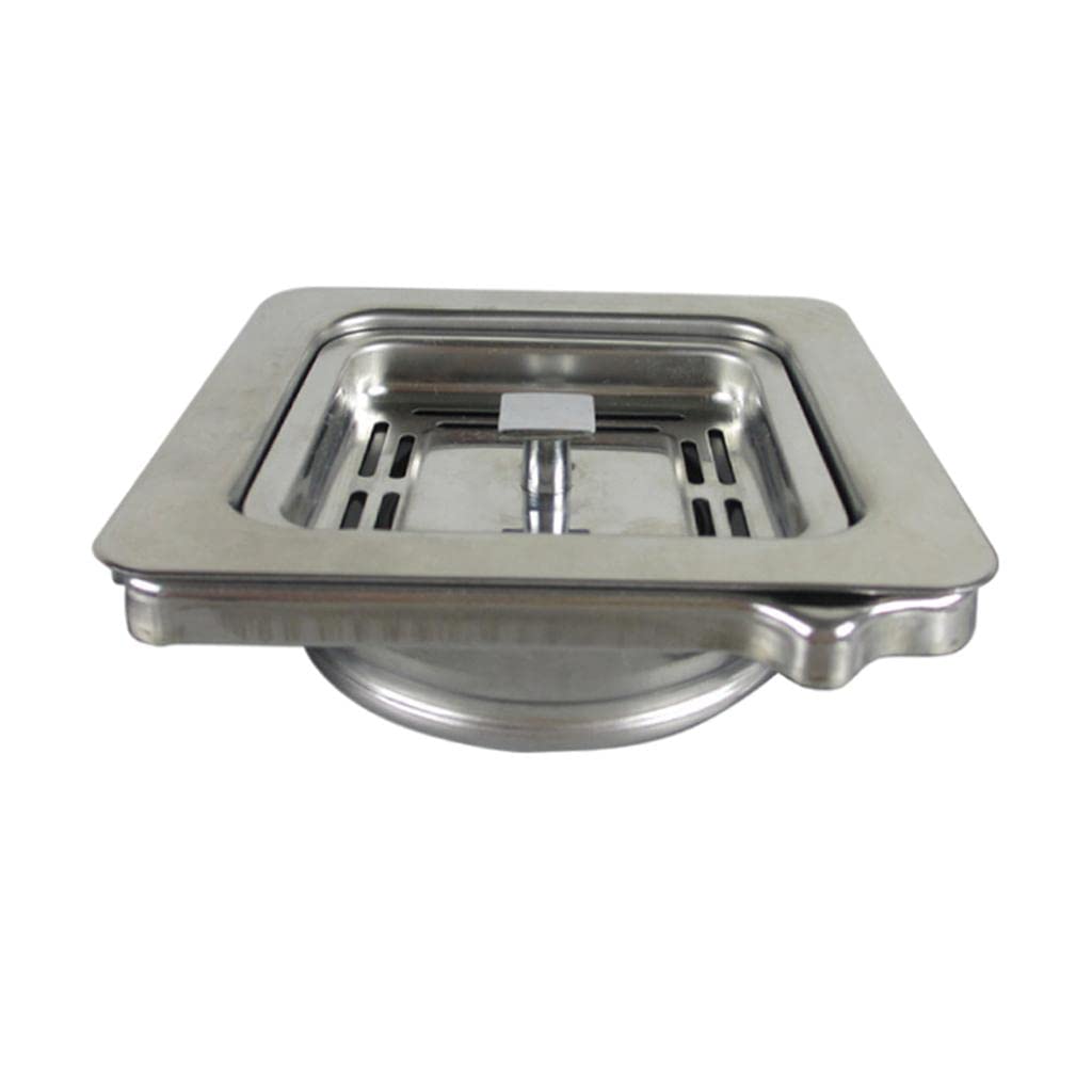 1pc Square Garbage Disposer Basket Stainless Steel Adapter Sink Disposal Stopper Rust