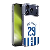 Head Case Designs Officially Licensed Brighton & Hove Albion F.C Jan Paul Van Hecke 2025/26 Players Home Kit Gel Case [Military Grade Protection] Compatible with Apple iPhone 17 Pro Max