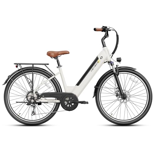Heybike Electric Bike for Adults, 26" E-Bike with 468Wh Removable Battery, 50-Mile Range, 20MPH, 7-Speed Gears, Front Suspension, UL Certified image 8