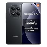 XIAOMI Redmi Note 15 Pro, Smartphone 12+512GB, Batteria massiccia da 6500 mAh, Fotocamera 200 MP, Resistenza IP65, Display AMOLED FHD+ da 6,77", Nero, Garanzia 2 anni, Caricatore non incluso