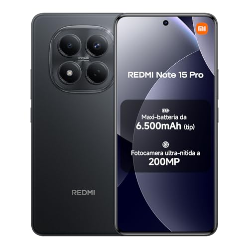 XIAOMI Redmi Note 15 Pro, Smartphone 12+512GB, Batteria massiccia...