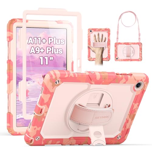 Image of SEYMAC Kids Case for Samsung Galaxy Tab A11+ /A9+ Plus 11 inch, Multicolor Pink