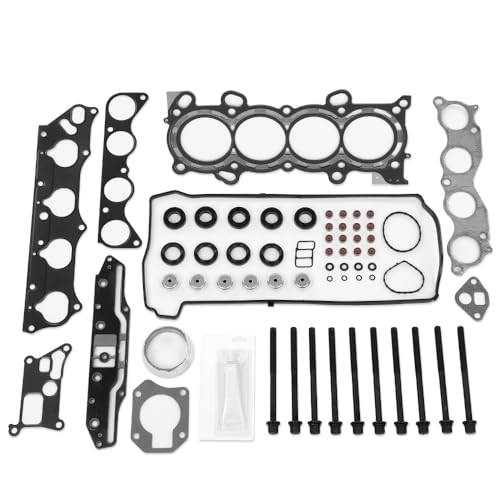 PIT66 Head Gasket Set Bolts Honda Accord 2.4L 2003-2005,Fit