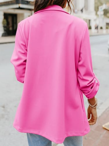 Imily Bela Womens Casual Blazers Long Sleeve Lapel Open Front Work Office Jacket with Pockets4