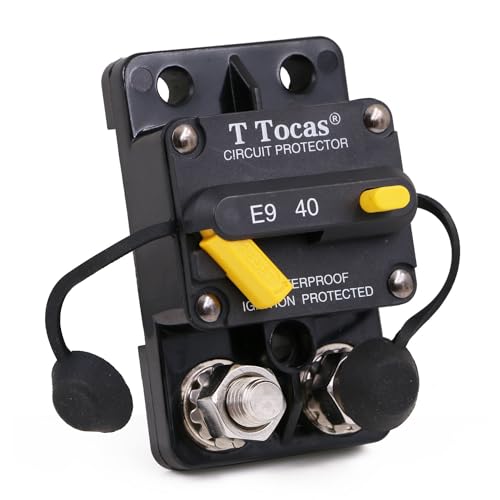 E9 3/8" Studs 250 Amp Circuit Breaker w/Manual Reset Waterproof