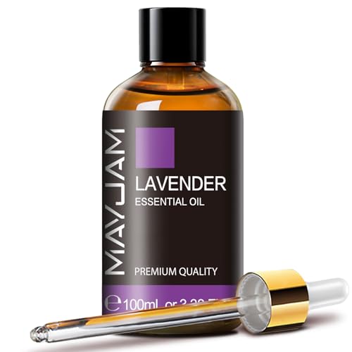Lavender Essential Oil for Diffusers - Huge 3.38 Fl Oz - Lavender Oil Essential Oil for Skin Care, Hair Care, Massage, Aromatherapy, Soap and Candle Making