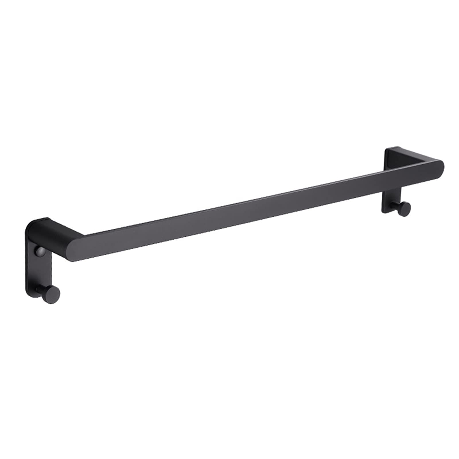 LYGXWJFC Toallero Toallero de baño, Aluminio, Toallero, Toallero de baño, Montado en la Pared, Toallero Negro, Perforación e instalación/40 cm