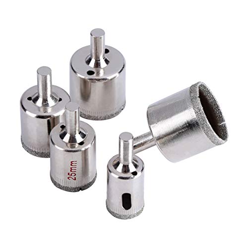 Set de 5 brocas diamantadas para vidrio y mármol miniatura 3