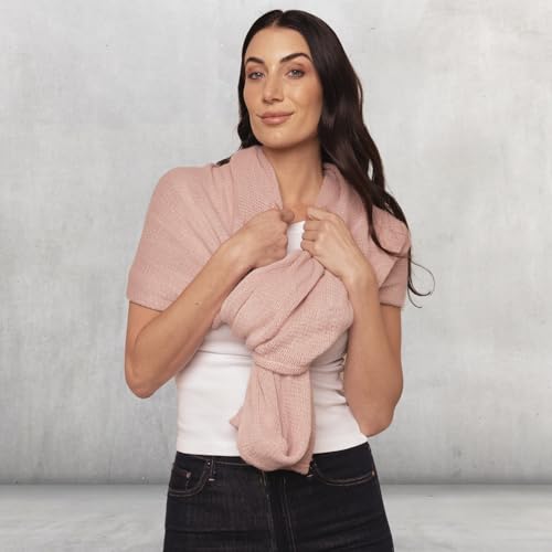 Cocoon Knit Shawl Scarf for Women, Soft Pashmina Poncho Wrap, Stylish Shawl and Scarf2