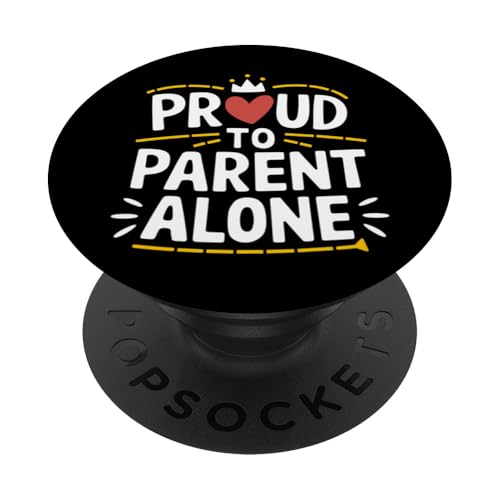 Empoderamiento de la vida monoparental Padre fuerte y resistente PopSockets PopGrip Adhesivo
