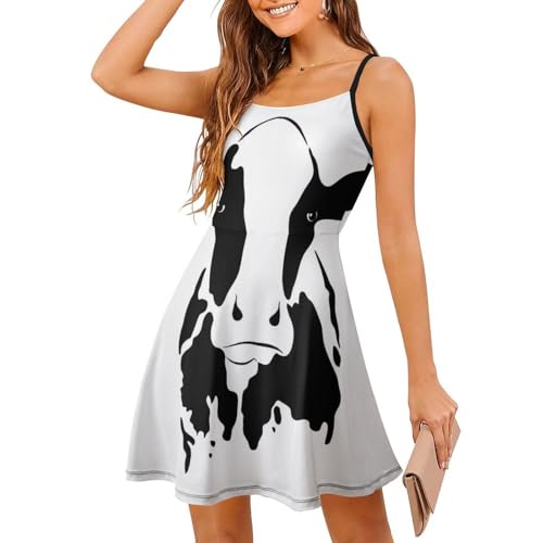 Robe d'été à bretelles style cami robe de plage fluide et courte pour les vacances