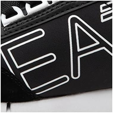 Emporio Armani EA7 Men Vintage Sneakers Black 8 US | Image 6