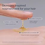 UNOVE Silk Oil Essence Hair Serum 70ml/2.4fl.oz | Nourishing Hair Oil for Dry, Frizzy, and Damaged Hair | Lightweight Smoothing Serum | Frizz Control and Split End Care | Heat Protection - Image 3