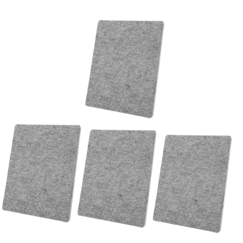 Hemobllo 4 Pezzi Pad da Stiro in Lana Resistente al Calore Tappetino da Stiratura Compatto e Durevole Protezione per Superfici Dure per Viaggi e Uso