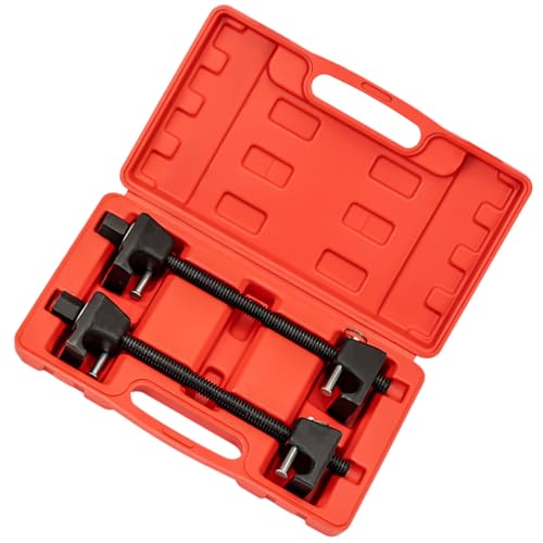 Juego de 2 tensores de resorte, herramientas de reparación de resortes, herramientas universales de reparación de coches, compresores de coche para camiones, ATV, puertas de garaje, freno, horquilla