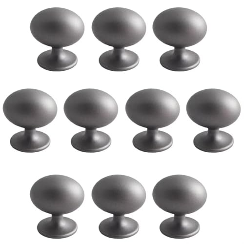 HLXDECO 10 Pack Drawers Pulls and Knobs Cupboard Drawer Pull Handles, Furniture Hardware Cabinet Knobs Pulls, Bedroom Dresser Door Knobs Bathroom Wardrobe Pull Door Handle