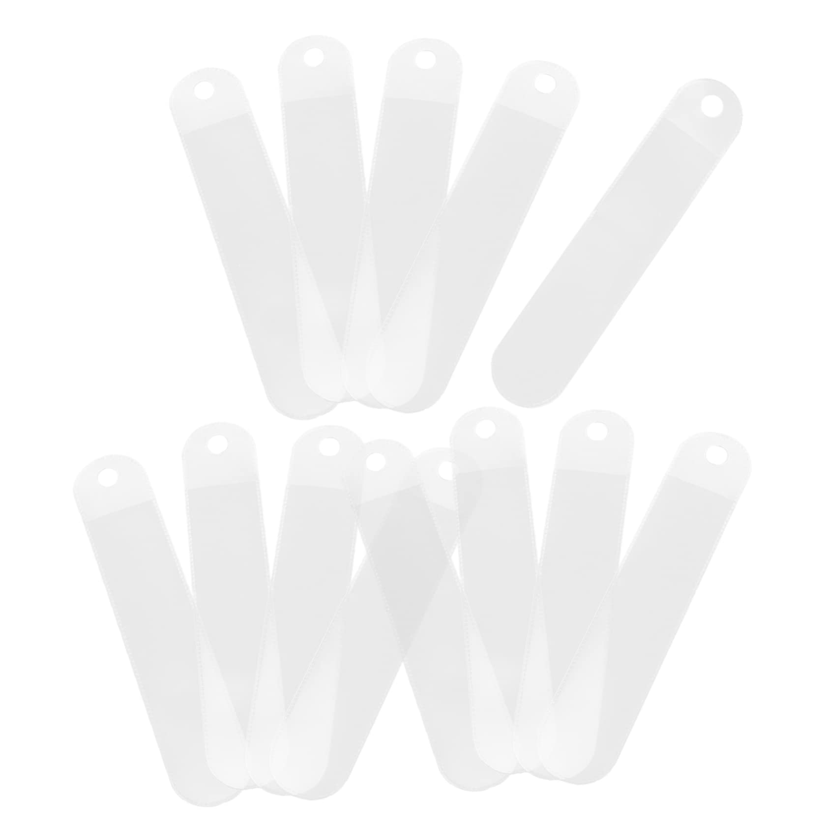 200pezzi Penne Pouches Trasparenti Morbida Astuccio Protettivo Per Penne e Matite Per Ufficio e Scuola Design Semplice e Pratico Materiale Resistente e Leggero
