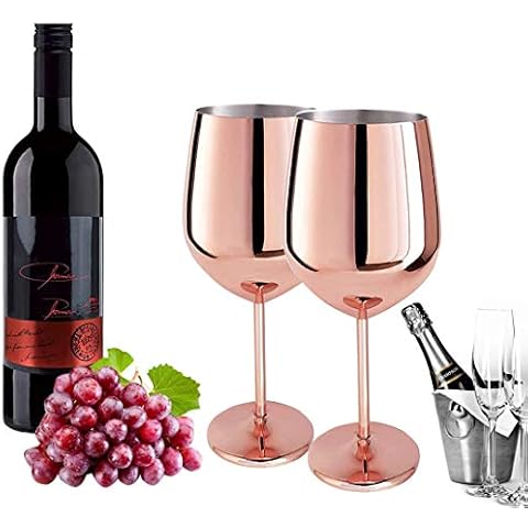 DLD Two-Piece Shatter-Proof Wine Glass Set Cover
