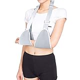 Arm Sling Medical Shoulder Immobilizer Adjustable Children Adult Arm Sling Shoulder Support Brace Strap for Arm with Soft Comfortable Padded