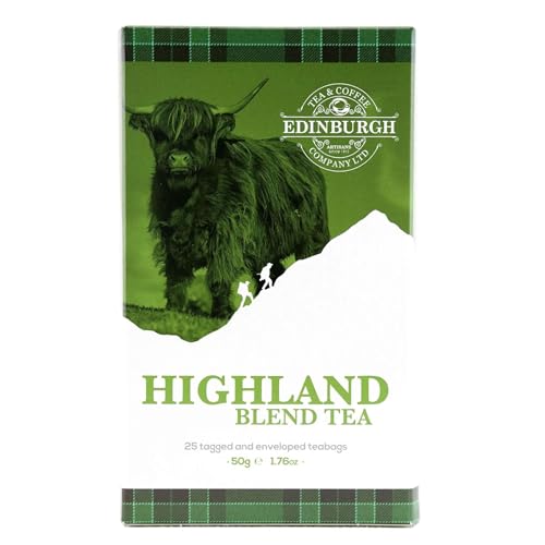 Edinburgh Tea & Coffee Company Highland Blend Tea, 25-Count Teabags (Pack of 3)