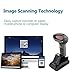 LS-PRO 2D QR Wireless Bluetooth Barcode Scanner, USB Cradle Receiver, Handheld 1D/2D Data Matrix PDF417 Image Reader, 100 ft Transmission Range, 2200mAh Battery, 1 Year Warranty