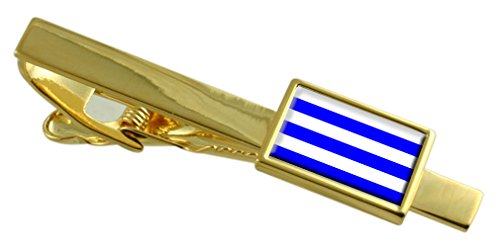 Pasador de corbata dorado Dunkerque joya exclusiva de traje con bandera francesa esmaltada