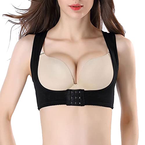 Corrector de postura con soporte de pecho para mujer, chaleco corrector que realza el busto 2