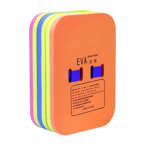 Swimming Board - Kick Board for Swim Training | Pool Back Floating Swim Training Board | Adjustable Buckle Attached 3-Layer Beginners-Friendly Trainer for Lake River Pond Beach Park Water Sport