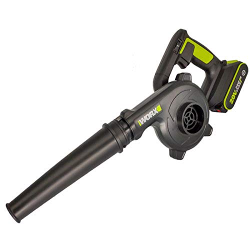Cordless Leaf Blower ??Lithium-ion Powered Lightweight, Compact 2 in 1 Sweeper & Vacuum for Clearing Dust, Leaf and Snow, Car Vacuum, Patio/Deck/Garden Cleaning, Garage Dusting (D) (A)