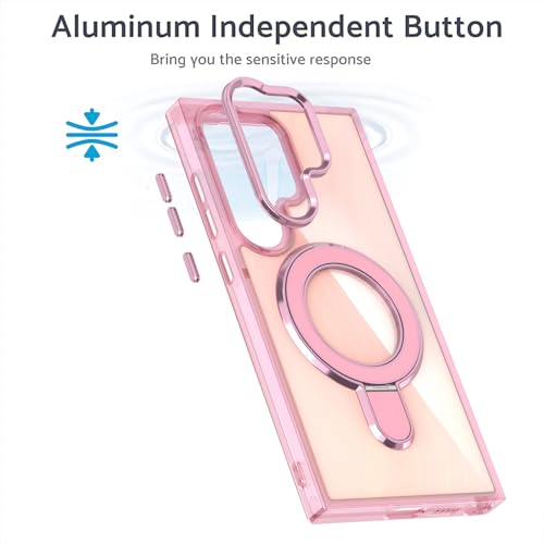 Coque Samsung S23 magnétique rotative avec anneau dégradé - 5