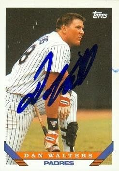 Dan Walters autographed Baseball Card (San Diego Padres) 1993 Topps #273