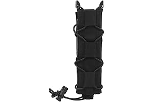 Pistol Magazine Pouch: Enhanced Tactical Molle Baton Holder for Vest