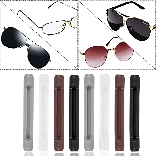 8Paires Crochets d'oreille Lunettes, Appareils de Fixation pour Lunettes, Crochet d'oreille antidérapant, Retenues de Lunettes en Silicone pour Enfants, Lunettes de Soleil, Myopie Presbytie Lunettes - Image 8