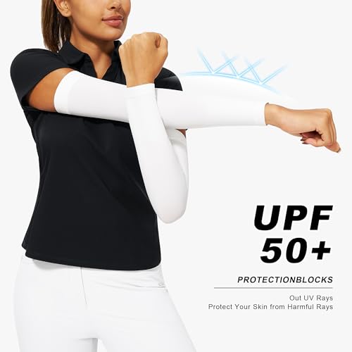 Stelle Arm Sleeves UV Sun Protection Compression Cooling Sleeves UPF 50 for Women Men Sport/Working/Tattoo Cover up3