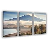 BKHJSASU Póster de Tenerife en lienzo para decoración de pared, cuadros para sala de estar, dormitorio, 20 x 30 cm