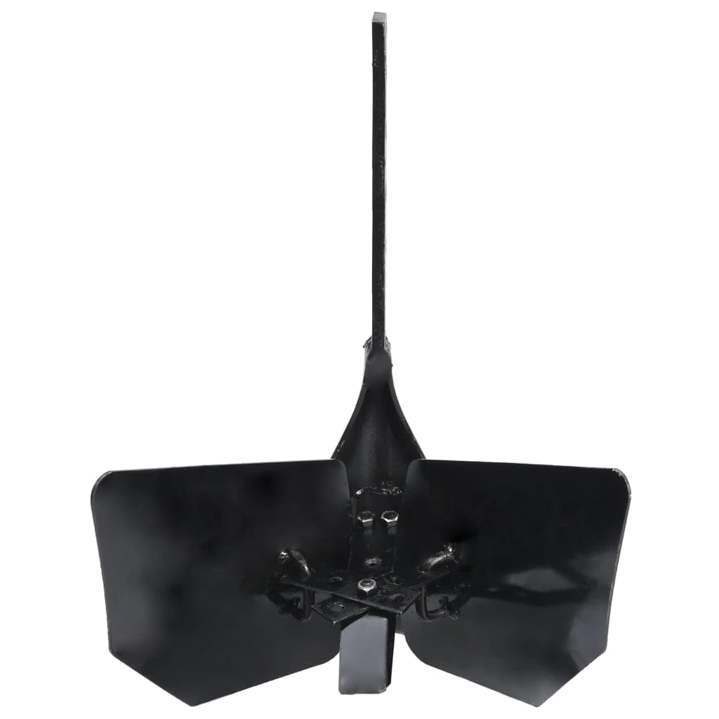 Équipement électrique extérieur pour motoculteur, accessoire de charrue en métal noir pour maison et jardin