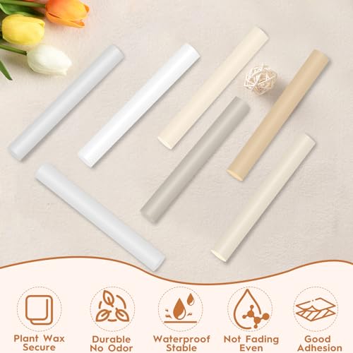 Laminat Reparaturset, 7 Farben Parkett Reparaturset, Hartwachs Reparaturset, Holzböden Möbel Arbeitsplattet Reparatur set, Möbelreparatur Wachs Set Deckt für Holzboden, mit 2 Stk Schaber