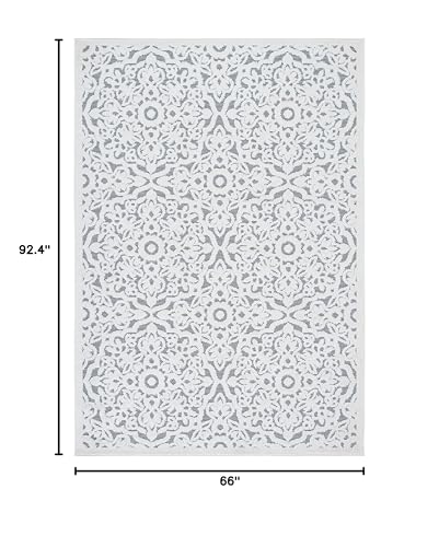 Tapete rectangular 5'5" x 7'7" Safavieh Cabana miniatura 2