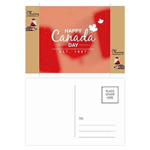 Cartes de remerciement feuille d'érable Canada Day lot de 20 papeterie 4 juillet