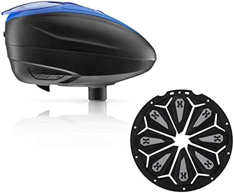 Dye LT-R Electronic Paintball Loader - Blue with HK Army Epic Speed Feed (Blue with Stealth Epic Speed Feed)