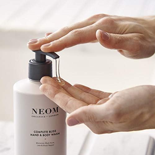 NEOM  Complete Bliss Hand & Body Wash, 300ml | Blush Rose, Lime & Pepper | Gently Cleanse & Soften