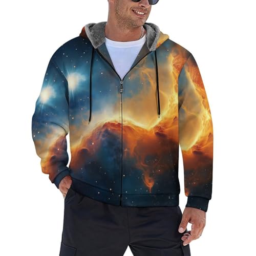 Sweat-shirts à manches longues pour hommes style espace pour les sorties urbaines