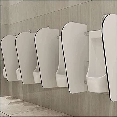 Mampara de privacidad para urinarios con soporte de pared resistente a impactos 3