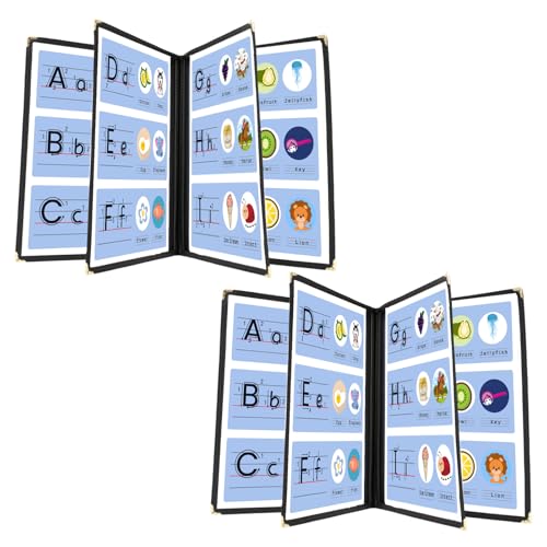 Couvertures de menu pour protéger vos documents de classe lot de 2 livrets