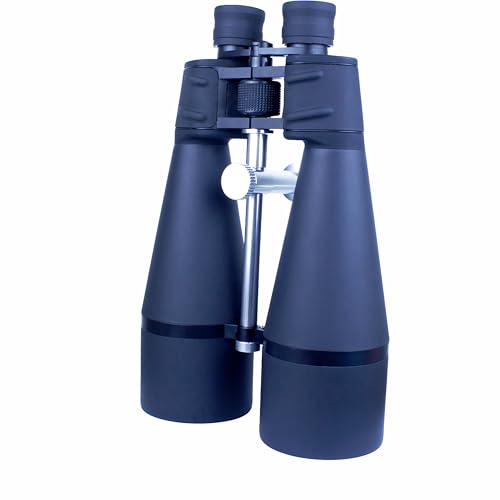 Binger Professional Astronomy Binoculars 20x80 Black, BAK-4 Prism, with Tripod Adapter, for Stargazing 20X magnifcation 80mm Object Diameter