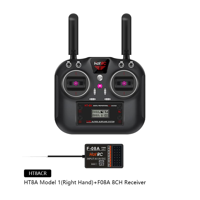 Hot RC Transmitter HT-8A for Remote Controlled Airplane Models (HT8ACR)
